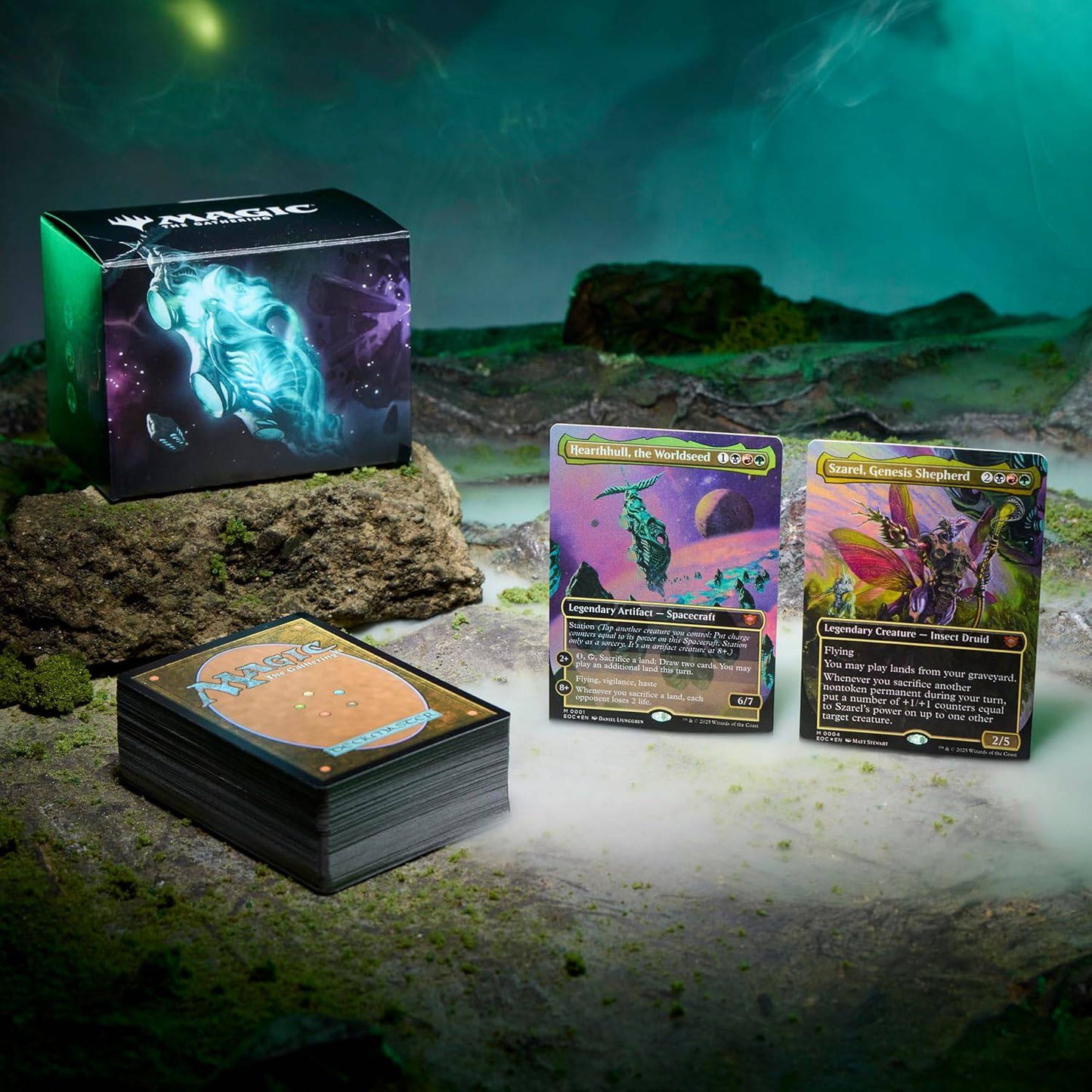 VaultCards™ Magic: The Gathering Edge of Eternities Commander Deck – World Shaper (100 Cards + 2 Foil Commanders) - VaultCards shop