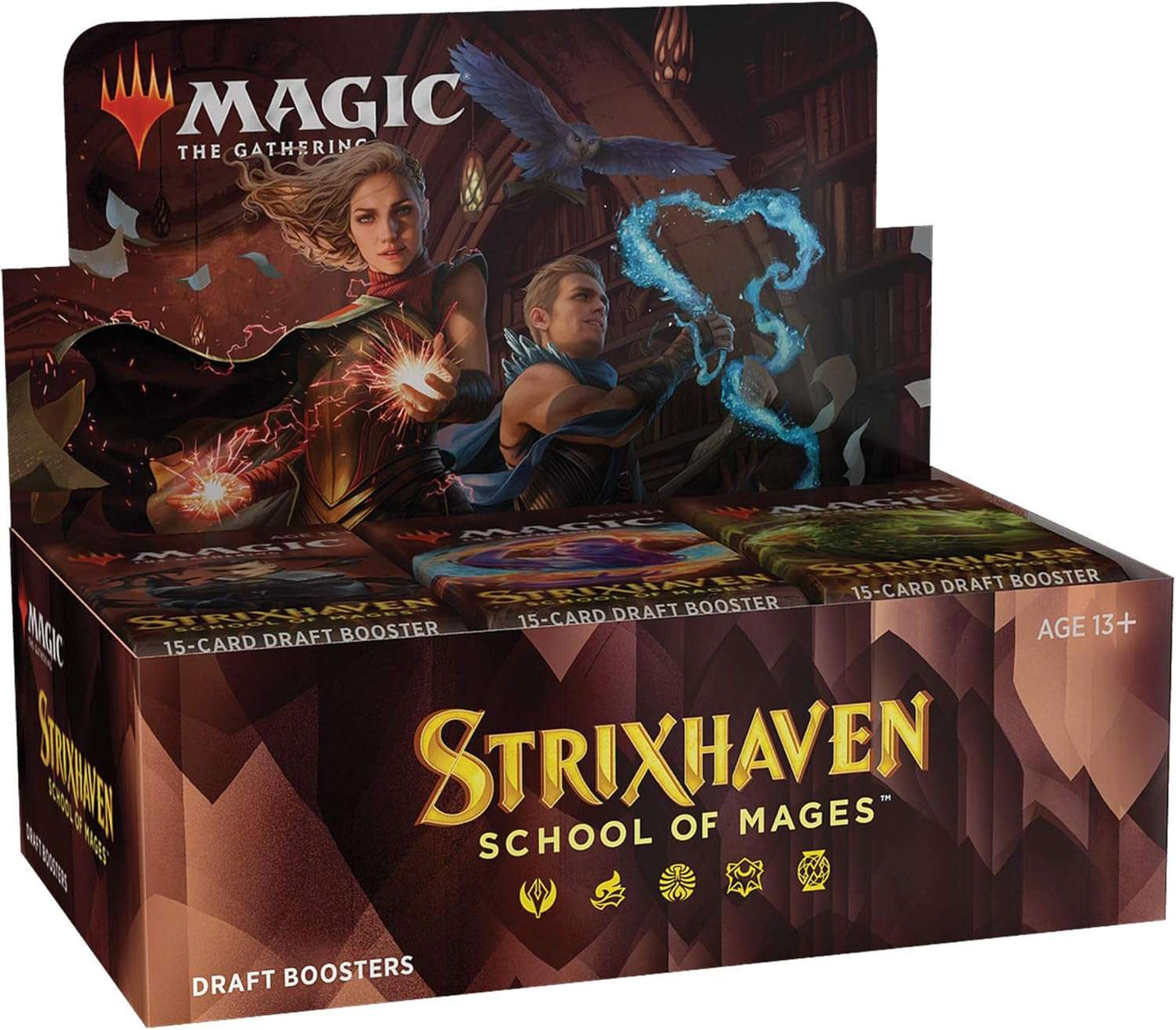 Strixhaven Draft Booster Box | 36 Packs (540 Magic Cards), Brown
