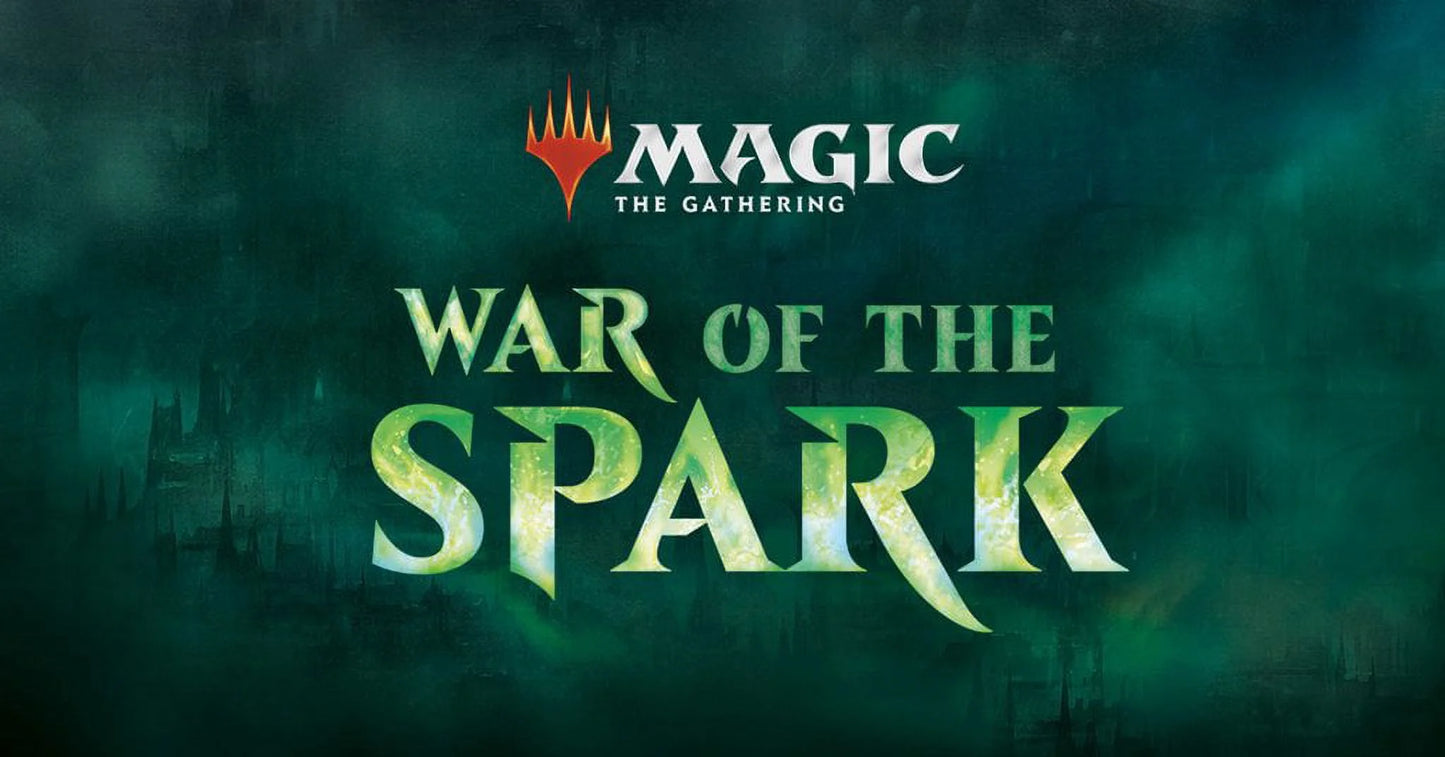 Magic: the Gathering War of the Spark Bundle- 10 Booster Packs | 10 Planeswalker Trading Cards | 1 Spindown Life Counter