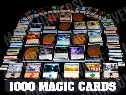 1000 MAGIC the GATHERING MTG Cards with 100 Lands! FOILS & RARES INCLUDED!