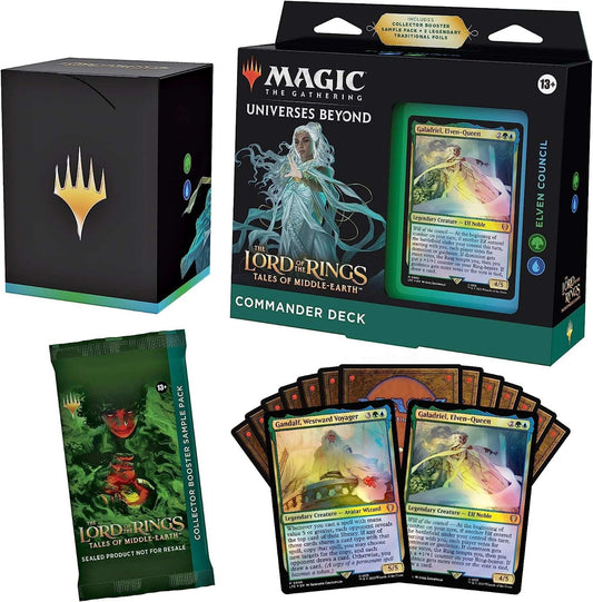 Lord of the Rings Tales of Middle Earth Elven Council Commander Deck