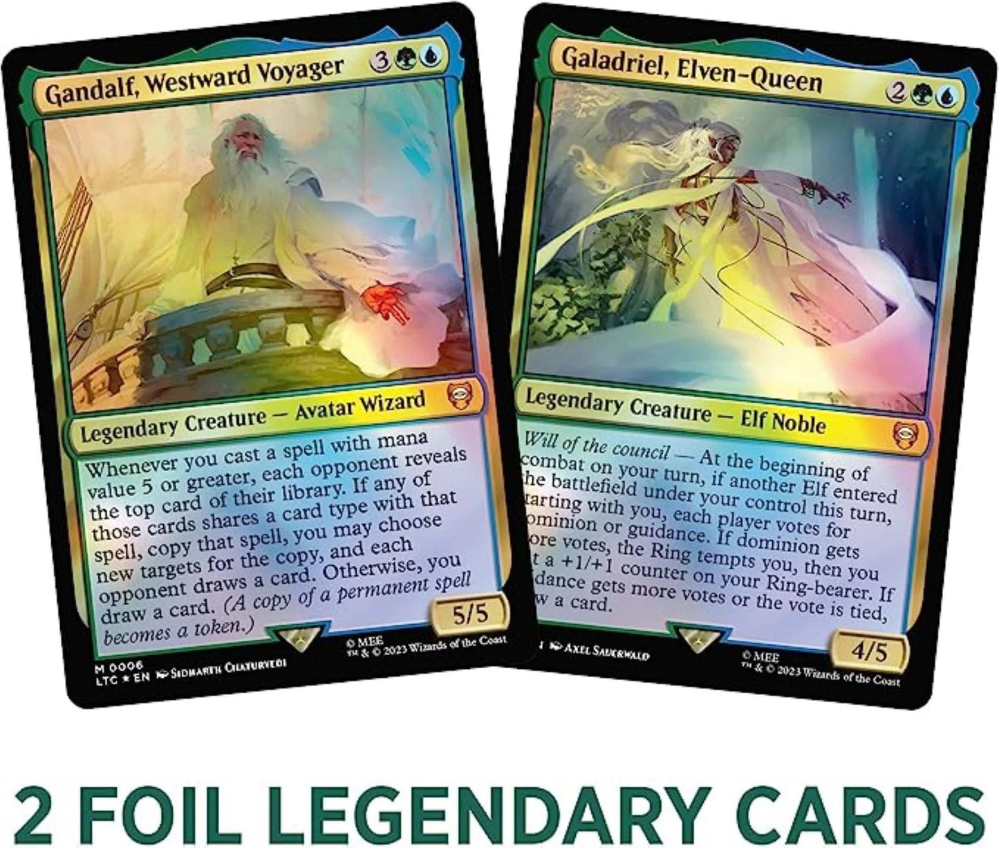 Lord of the Rings Tales of Middle Earth Elven Council Commander Deck