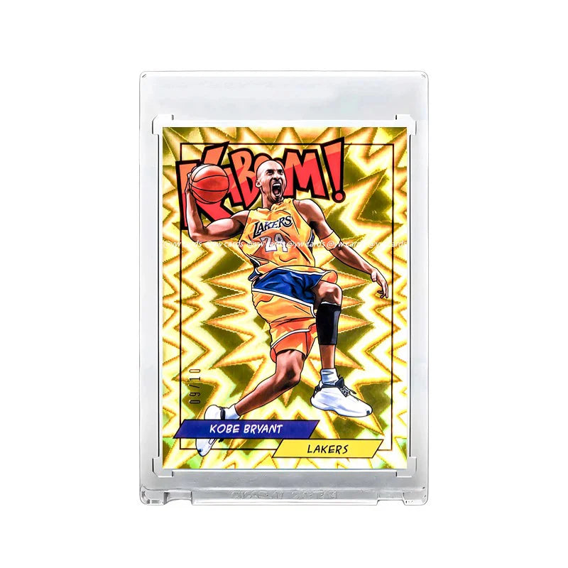 Kobe Bryant NBA Star Card DIY Homemade Signature Flash Card Refractive Card Sending Card Brick Lakers Mamba