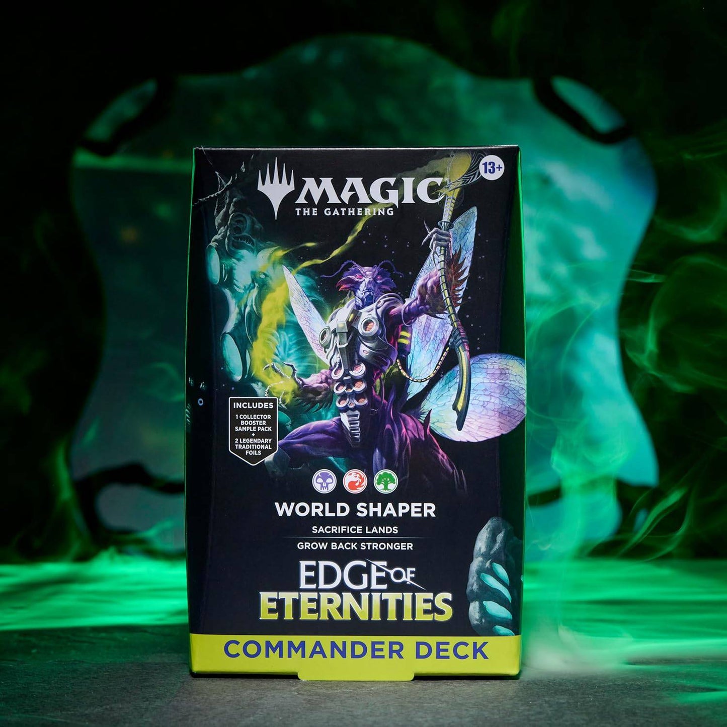 VaultCards™ Magic: The Gathering Edge of Eternities Commander Deck – World Shaper (100 Cards + 2 Foil Commanders) - VaultCards shop