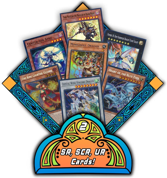 VaultCards Yu-Gi-Oh! Bundle – 100 Commons & Uncommons, 10 Foils, 2 Rare Hits + Storage Case - VaultCards shop