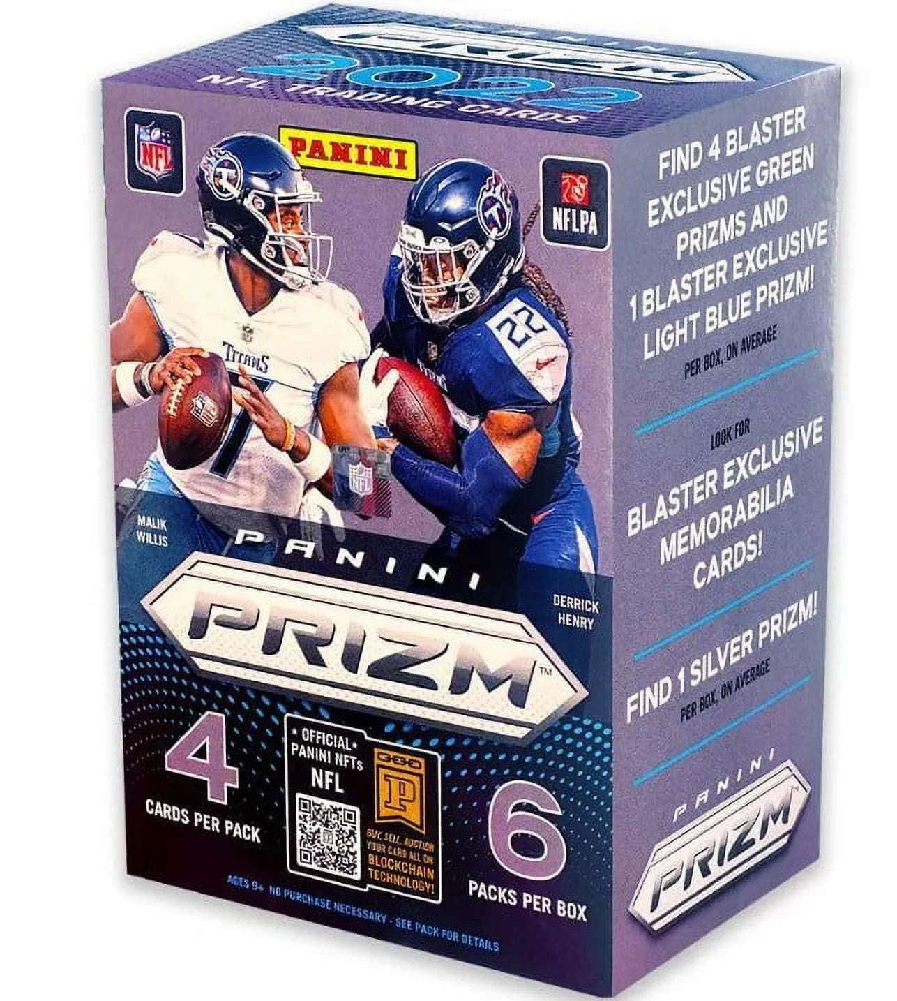 2022  NFL Prizm Football Trading Card Blaster Box