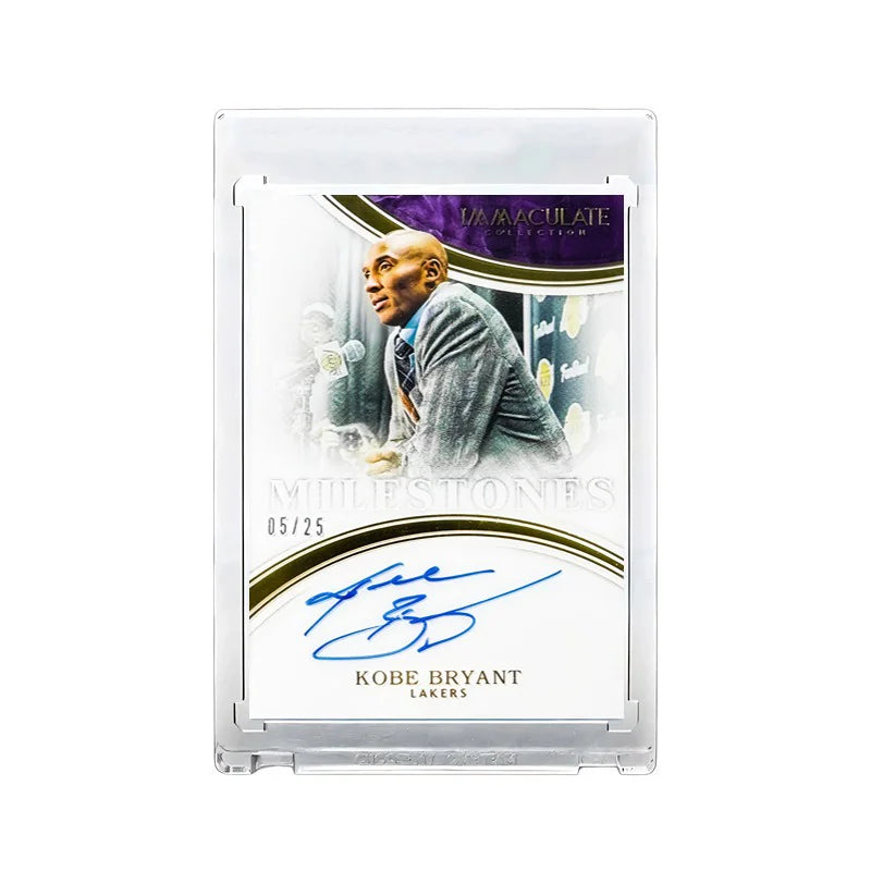 Kobe Bryant NBA Star Card DIY Homemade Signature Flash Card Refractive Card Sending Card Brick Lakers Mamba