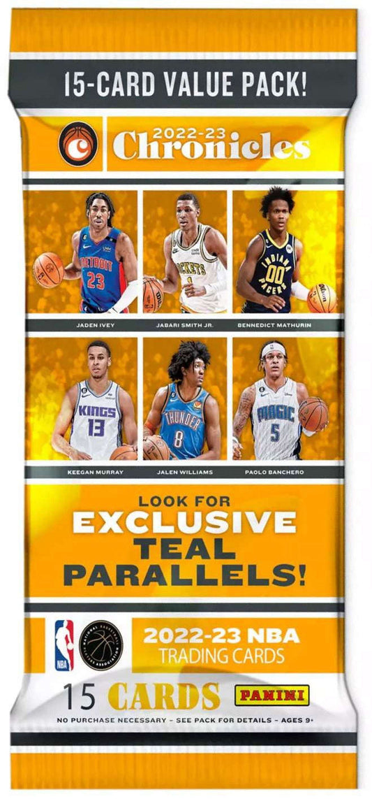 NBA  2022-23 Chronicles Basketball Trading Card Fat Pack (15 Cards)