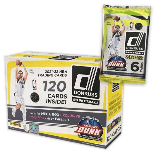 2021-22  NBA Donruss Basketball Trading Card Mega Box