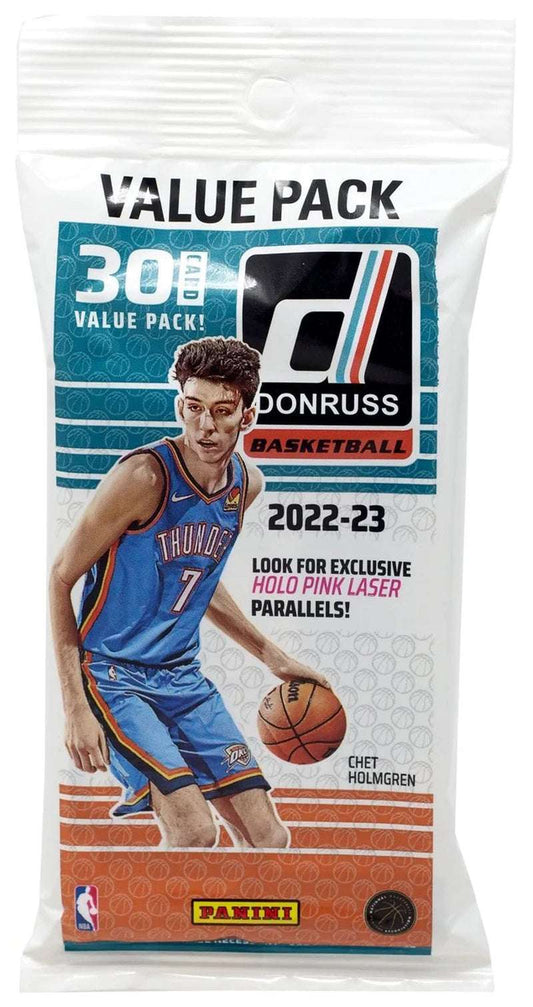 NBA  2022-23 Donruss Basketball Trading Card VALUE Pack (30 Cards)