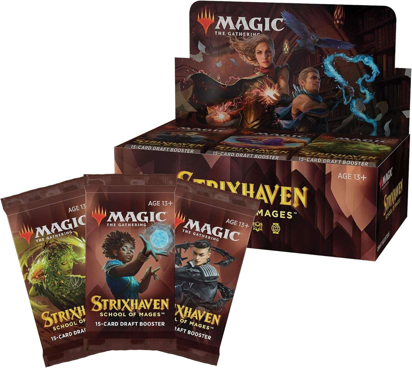 Strixhaven Draft Booster Box | 36 Packs (540 Magic Cards), Brown