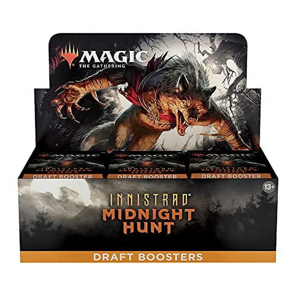 Magic: the Gathering Innistrad: Midnight Hunt Draft Booster Box | 36 Packs (540 Magic Cards)