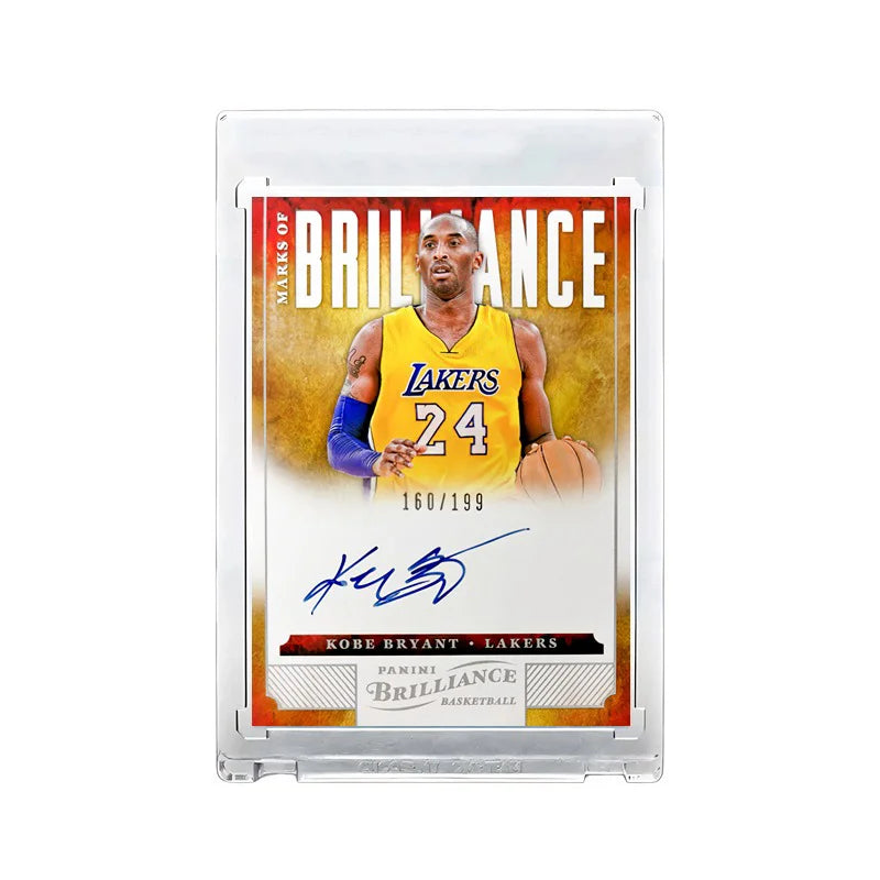 Kobe Bryant NBA Star Card DIY Homemade Signature Flash Card Refractive Card Sending Card Brick Lakers Mamba