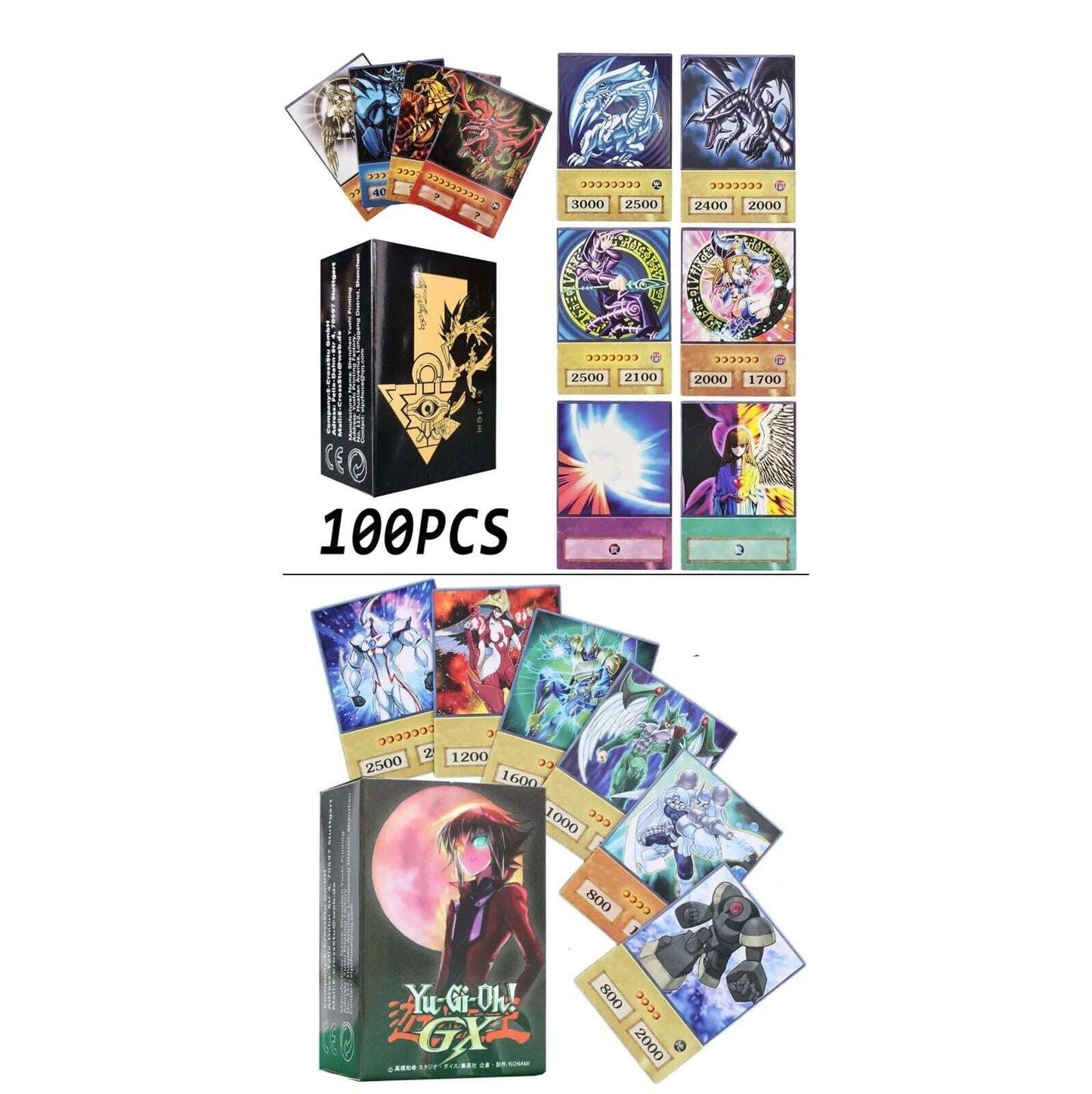 YUGİOH Yugi Muto GX Hero Arc Cosplay Yu-Gi-Oh 200Pcs Anime Style Cards Jaden Yu