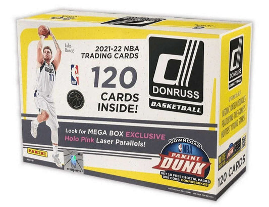 2021-22  NBA Donruss Basketball Trading Card Mega Box