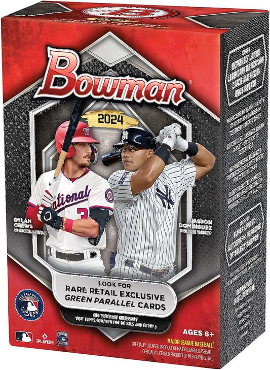 VaultCards 2024 Bowman Baseball Retail Value Box – 6 Factory-Sealed Packs | Prospect & Base Cards - VaultCards shop