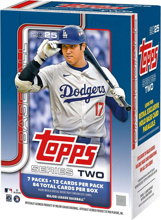 VaultCards 2025 Topps Baseball Series 2 Value Box – 7 Factory-Sealed Packs | 84 Cards w/ Rookies, Stars & Autographs - VaultCards shop