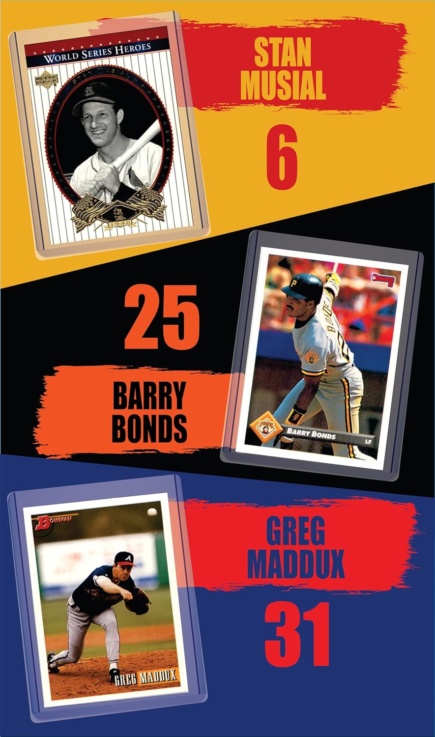 VaultCards Baseball GOATs Gift Pack – 12 Legendary Players Including Babe Ruth, Mickey Mantle, Ken Griffey Jr., & Mike Trout | Collector’s Set with Sleeves, Toploaders & Gift Box - VaultCards shop