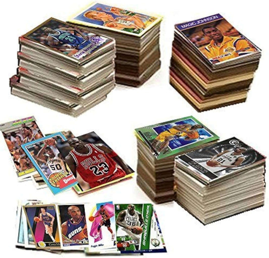 VaultCards Basketball Card Lot – 600+ Cards with Stars, Rookies & Hall-of-Famers + 1 Vintage Unopened Pack | Gift-Ready Collector’s Box - VaultCards shop
