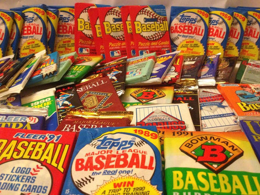 VaultCards Vintage 90s Baseball Card Lot – 100+ Sealed Factory Wax Packs | Topps, Upper Deck & More - VaultCards shop