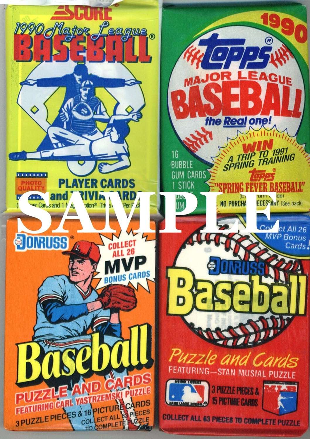 VaultCards Vintage 90s Baseball Card Lot – 100+ Sealed Factory Wax Packs | Topps, Upper Deck & More - VaultCards shop